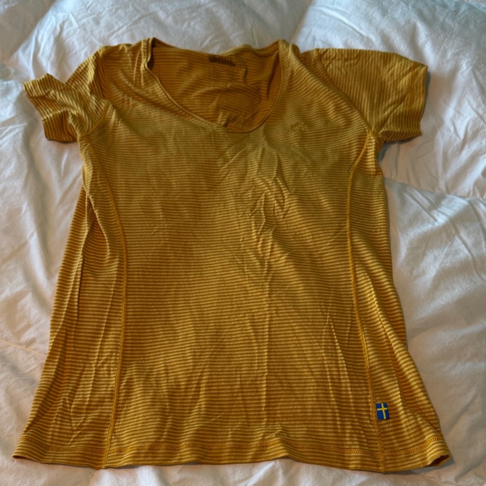 Fjallraven Striped Abisko Women's Tee--Small